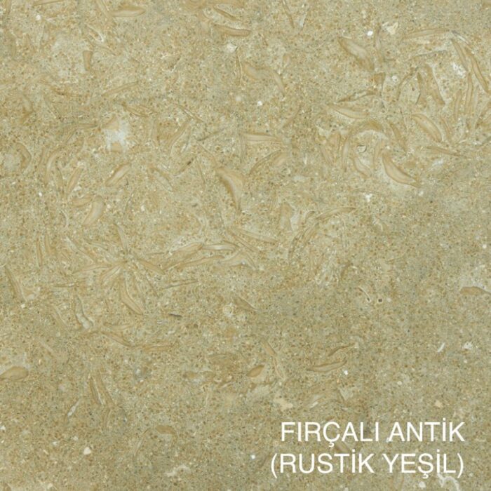 rustik yeşili fırçalı