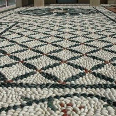 desenli çakıl sanatsal çalışma